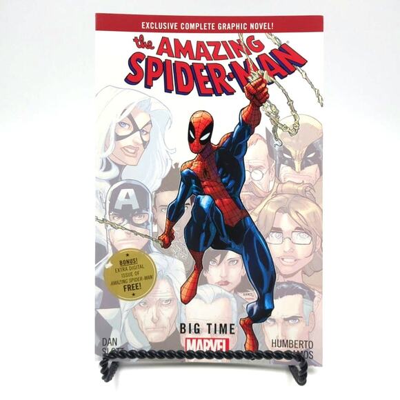 Amazing Spider-man Big Time Graphic Novel Marvel Comics Trade Paperback Book - Picture 1 of 3